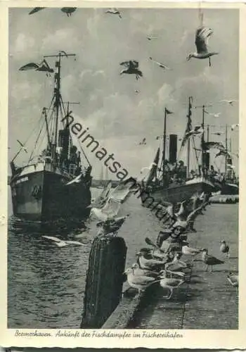 Bremerhaven - Ankunft der Fischdampfer