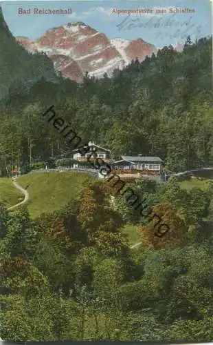 Bad Reichenhall - Alpengaststätte zum Schroffen - Verlag B. Lehrburger Nürnberg