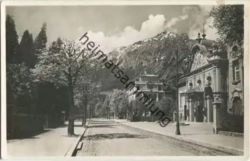 Bad Reichenhall - Kurhaus mit Kaffee Flora - Foto-Ansichtskarte - Verlag Karl Ermisch Berchtesgaden