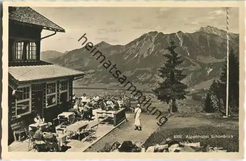 Alpenhotel Schönblick bei Oberstdorf - Foto-Ansichtskarte - Verlag E. und F. Heimhuber Sonthofen