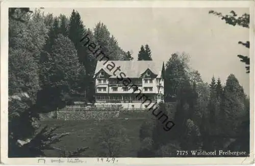 Waldhotel Freibergsee bei Oberstdorf - Foto-Ansichtskarte - Verlag J. Heimhuber Sonthofen