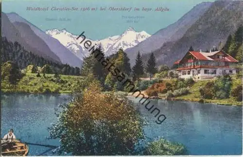 Waldhotel Christles-See bei Oberstdorf - Verlag Purger & Co. München