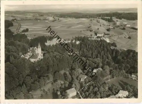 82407 Wilzhofen - Café Hirschberg-Alm - Foto-Ansichtskarte - Strähle Luftaufnahme - Verlag A. Weber & Co. Stuttgart