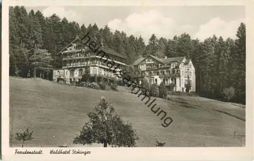 Freudenstadt - Waldhotel Stockinger - Foto-Ansichtskarte - Verlag Frankh Stuttgart