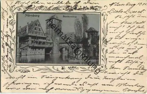 Nürnberg - Henkersteg - Foto-Ansichtskarte