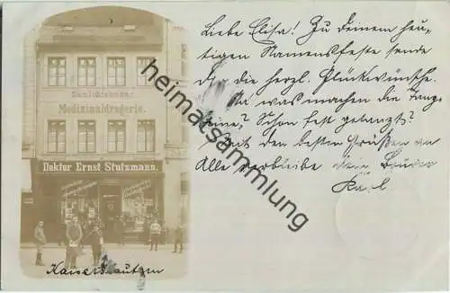 Kaiserslautern - Sanitätsbazar Medizinaldrogerie Doktor Ernst Strutzmann - Foto-Ansichtskarte