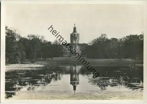 Berlin - Schloss Charlottenburg - Foto-Ansichtskarte Grossformat 30er Jahre - Verlag Staatliche Bildstelle Berlin