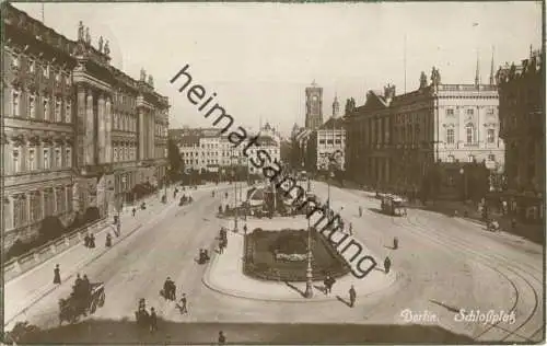 Berlin - Schlossplatz - Strassenbahn - Foto-Ansichtskarte