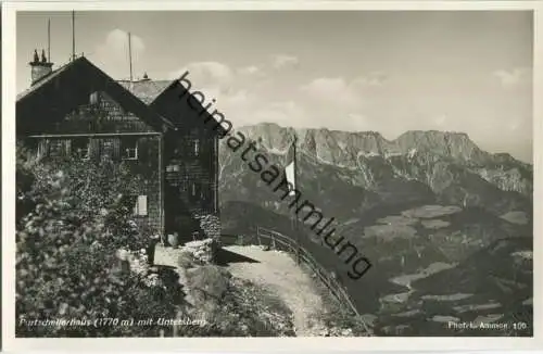 Purtschellerhaus - Untersberg - Foto-Ansichtskarte