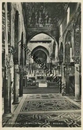 Palermo - Cappella Palatina - Mosaici - Foto-AK Vera Fotografia