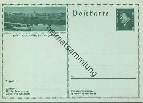 Itzehoe - Bildpostkarte 1930 - Ganzsache