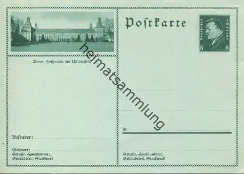 Bonn - Bildpostkarte 1930 - Ganzsache