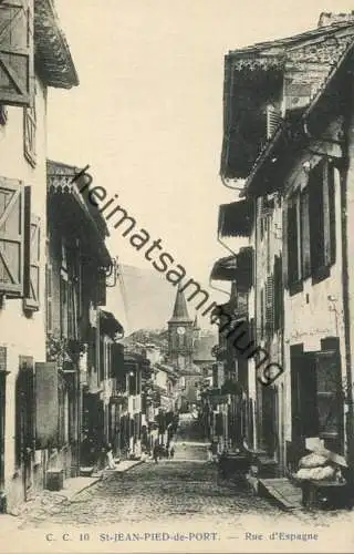 Saint-Jean-Pied-de-Port - Rue d Espagne - Carrache editeur Pau