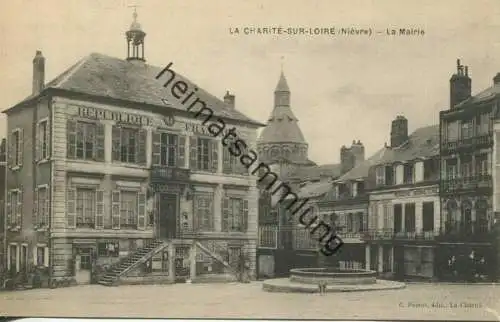 La Charite-sur-Loire - Nievre - La Mairie - Rückseite beschrieben
