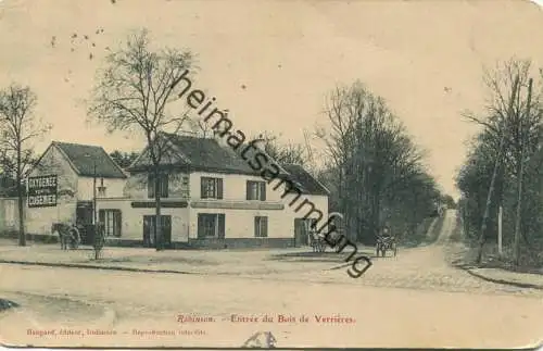 Robinson - Entree du Bois de Verrieres gel. 1906
