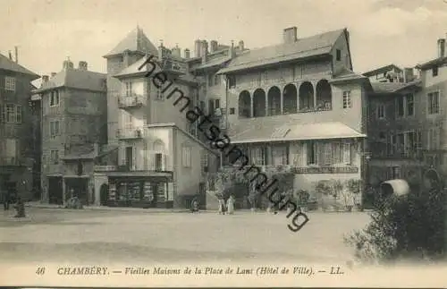 Chambery - Vieilles Maisons de la Place de Lens