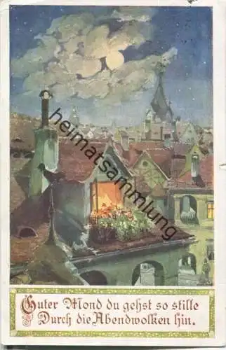 Guter Mond du gehst so stille... - Verein für das Deutschtum im Ausland - Volksliederkarten Nr. 11