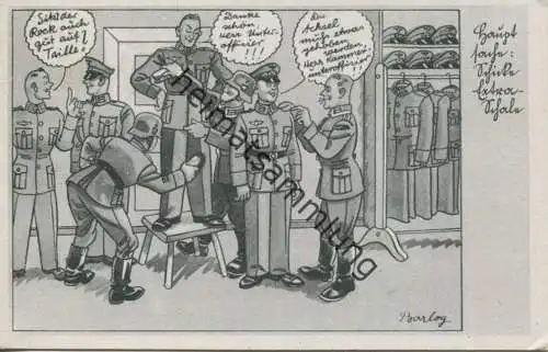 Soldatenhumor - signiert Barlog - Verlag Driesen Berlin gel. 1941