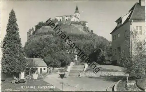 Güssing - Foto-AK - Verlag Alfons Bayer Lafnitz bei Hartberg