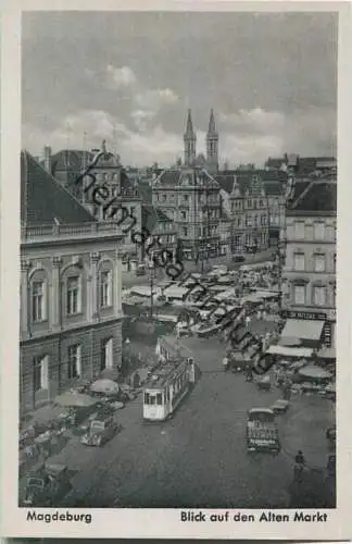 Magdeburg - Alter Markt - Strassenbahn