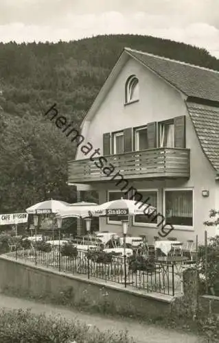 Huzenbach - Café-Pension Fahrner - Besitzer E. Fahrner - Foto-AK - Verlag A. Hermann & Co. Stuttgart