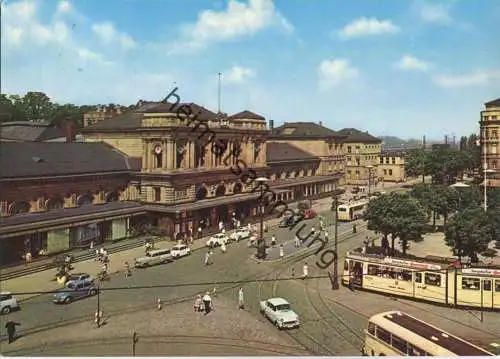 Mainz - Hauptbahnhof - Strassenbahn - Verlag Horst Ziethen Frechen