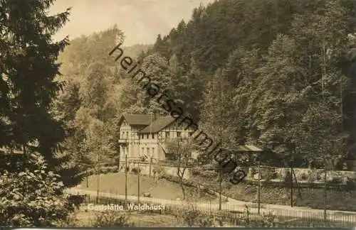 Kirnitzschtal - Gaststätte Waldhäus'l - Foto-AK - Dick-Foto-Verlag Erlbach gel. 1967