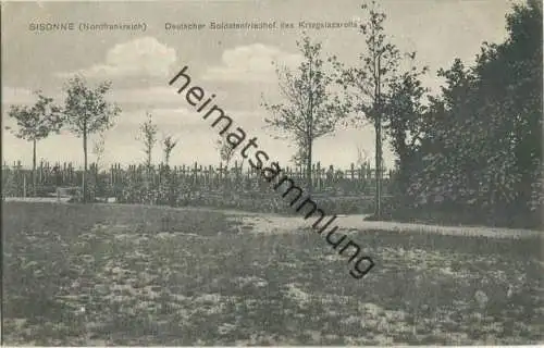 Sissonne - Deutscher Soldatenfriedhof des Kriegslazaretts