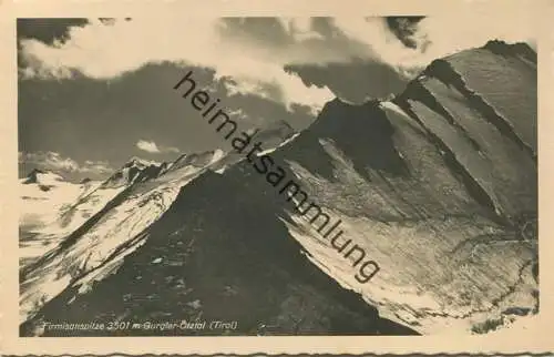 Firmisanspitze - Gurgler-Ötztal - Foto-AK 30er Jahre - Verlag Schöllhorn Innsbruck