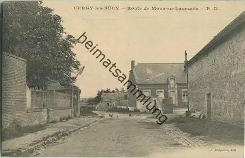 02870 Bucy-les-Cerny - Route de Mons-en-Laonnois - Feldpost