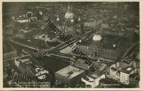 Berlin - Mitte - Schloss - Dom - Lustgarten - Altes Museum - Nationalgalerie - Foto-AK 30er Jahre