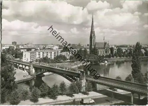 Hamburg - Kuhmühlenteich - S-Bahn - Foto-Ansichtskarte