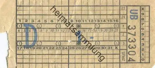 Tschechien - Prag - Dopravni Podniky hl. m. Prahy - Fahrschein