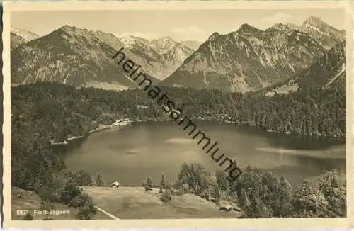 Freibergsee - Foto-Ansichtskarte 30er Jahre