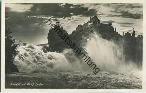 Rheinfall - Schloss Laufen - Foto-Ansichtskarte - Verlag Photoglob Zürich