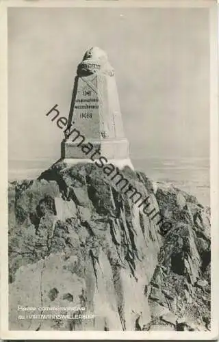 Hartmannsweilerkopf - Hartmannswillerkopf - Pierre commemorative - Foto-Ansichtskarte