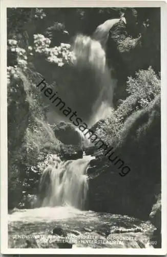 Hinterstein - Bergündele - Wasserfälle - Foto-Ansichtskarte