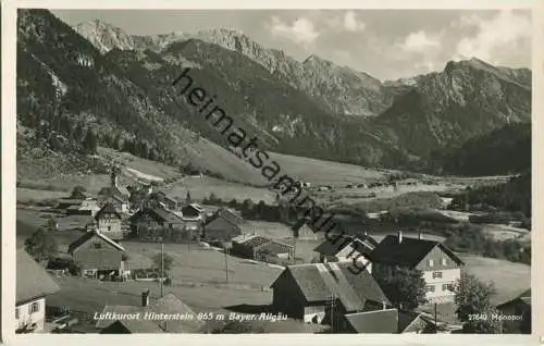 Hinterstein - Foto-Ansichtskarte