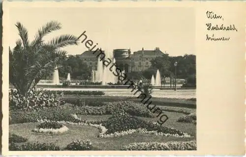 Wien - Hochstrahlbrunnen - Foto-Ansichtskarte