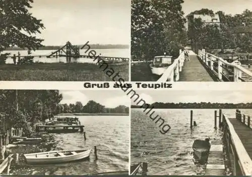 Teupitz - Foto-AK Großformat - Verlag Rotophot Bestensee gel. 1968