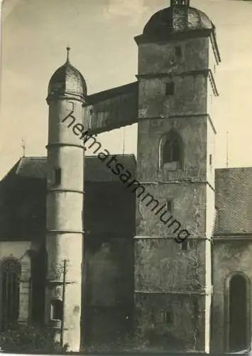 Dettelbach - Türme der Stadtkirche - Foto-AK Grossformat