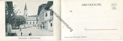 Schellenberg - Marktplatz - Panorama - Doppelkarte