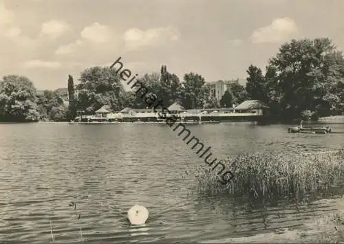 Berlin - Weissensee - Badeanstalt am Weißen See - Foto-AK Grossformat - Verlag VEB Bild und Heimat Reichenbach