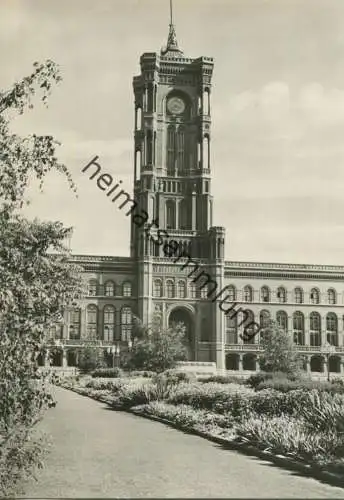 Berlin - Rathaus - Foto-AK Grossformat 1964 - Verlag VEB Bild und Heimat Reichenbach