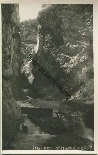 Imst in Tirol - Rosengartl-Schlucht - Foto-Ansichtskarte