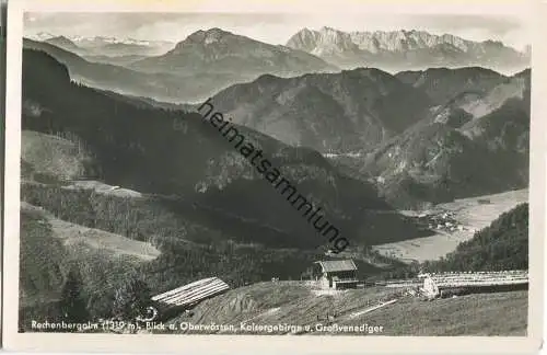 Oberwössen - Rechenbergalm - Foto-Ansichtskarte