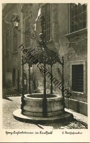 Graz - Brunnen im Landhaushof - Foto-AK - Verlag L. Strohschneider Graz 1941