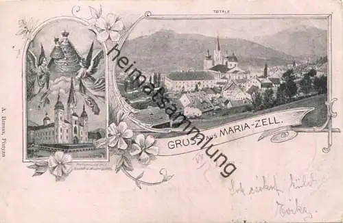 Gruss aus Mariazell - Verlag A. Bernas Pistyan - gel. 1901