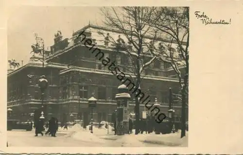 Wien - Staatsoper - Foto-AK - Postkartenverlag Donauland Wien gel. 1932