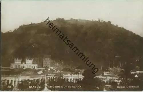 Santos - Morro Monte Serrat - Foto-Ansichtskarte